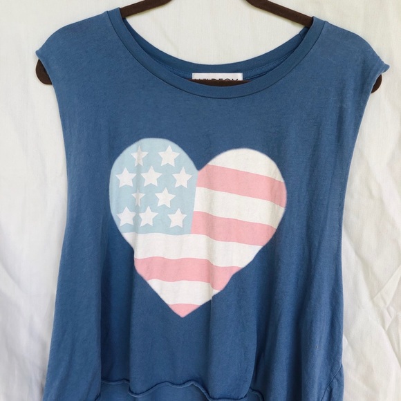 WILDFOX heart muscle tee L - Picture 3 of 7